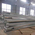 hot dip galvanized customized street lighting column 3m 5m 9m 12m 15m for road lighting